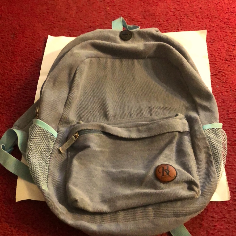 Sky blue lightweight backpack